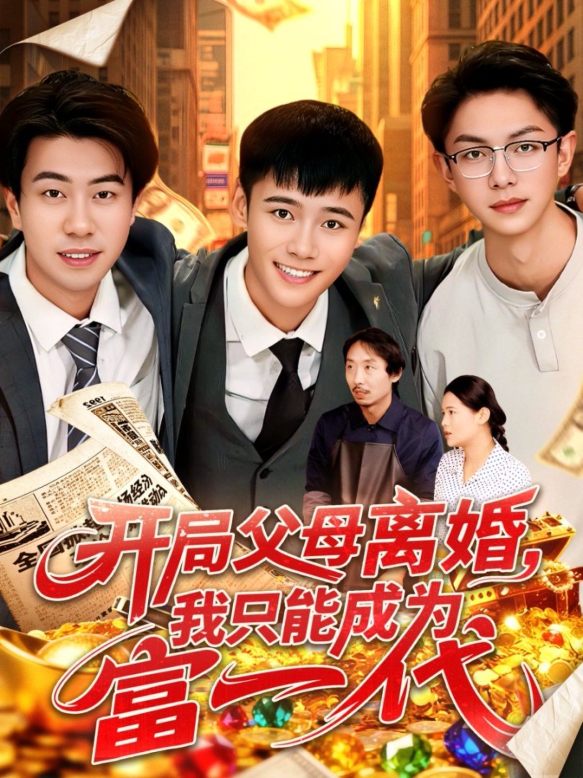 開局父母離婚，我只能成為富一代(全集)